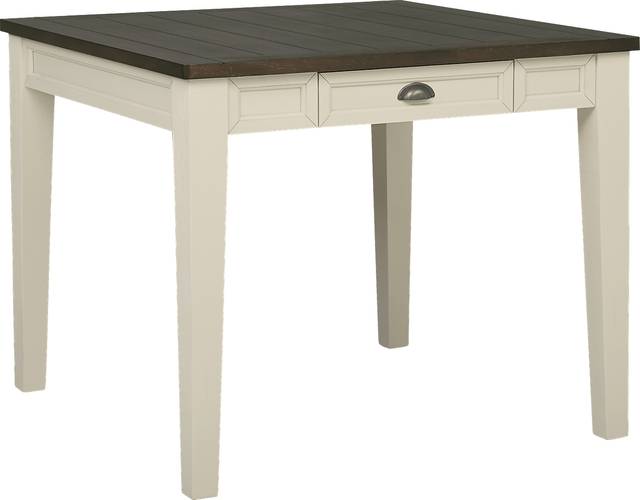 Keston White Square Dining Table - Thumbnail - Image 1