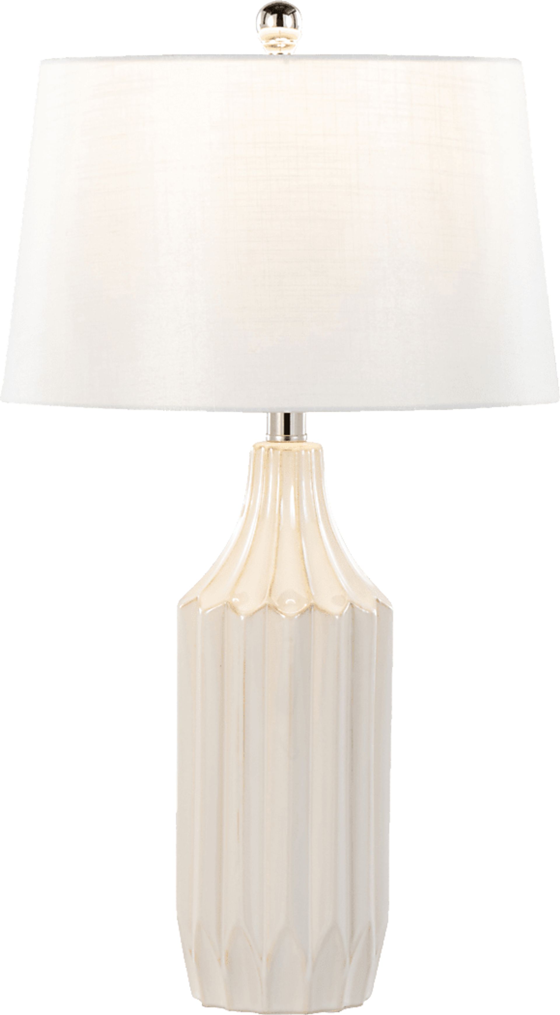 Keswick Land Cream Lamp - Image 3