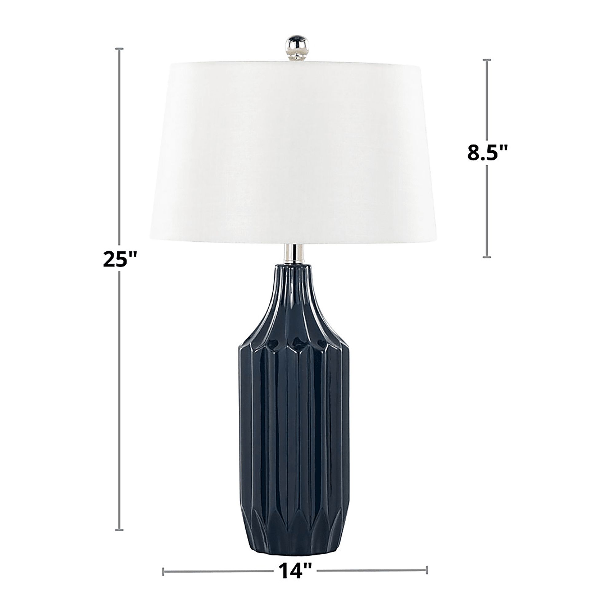 Keswick Land Cream Lamp - Image 8