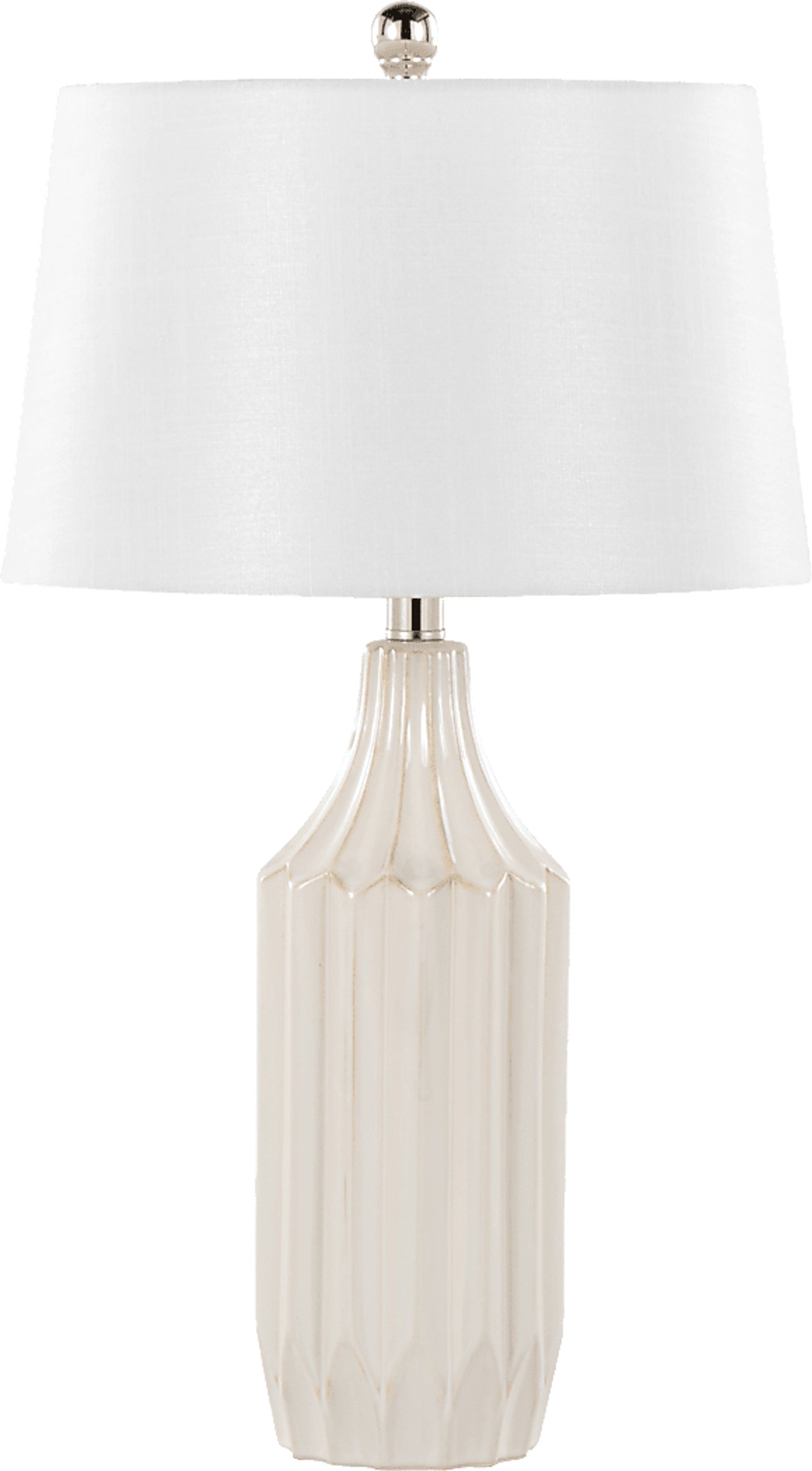 Keswick Land Cream Lamp - Image 1