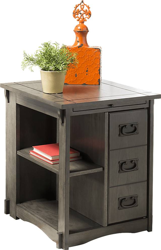 Ketura Gray End Table - Thumbnail - Image 1