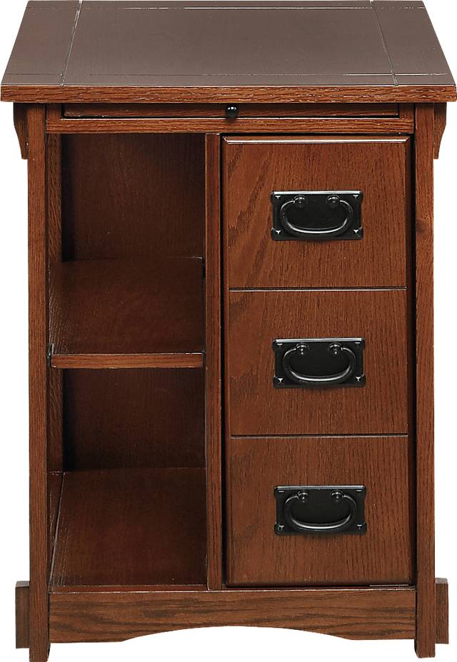 Ketura Oak End Table - Thumbnail - Image 2