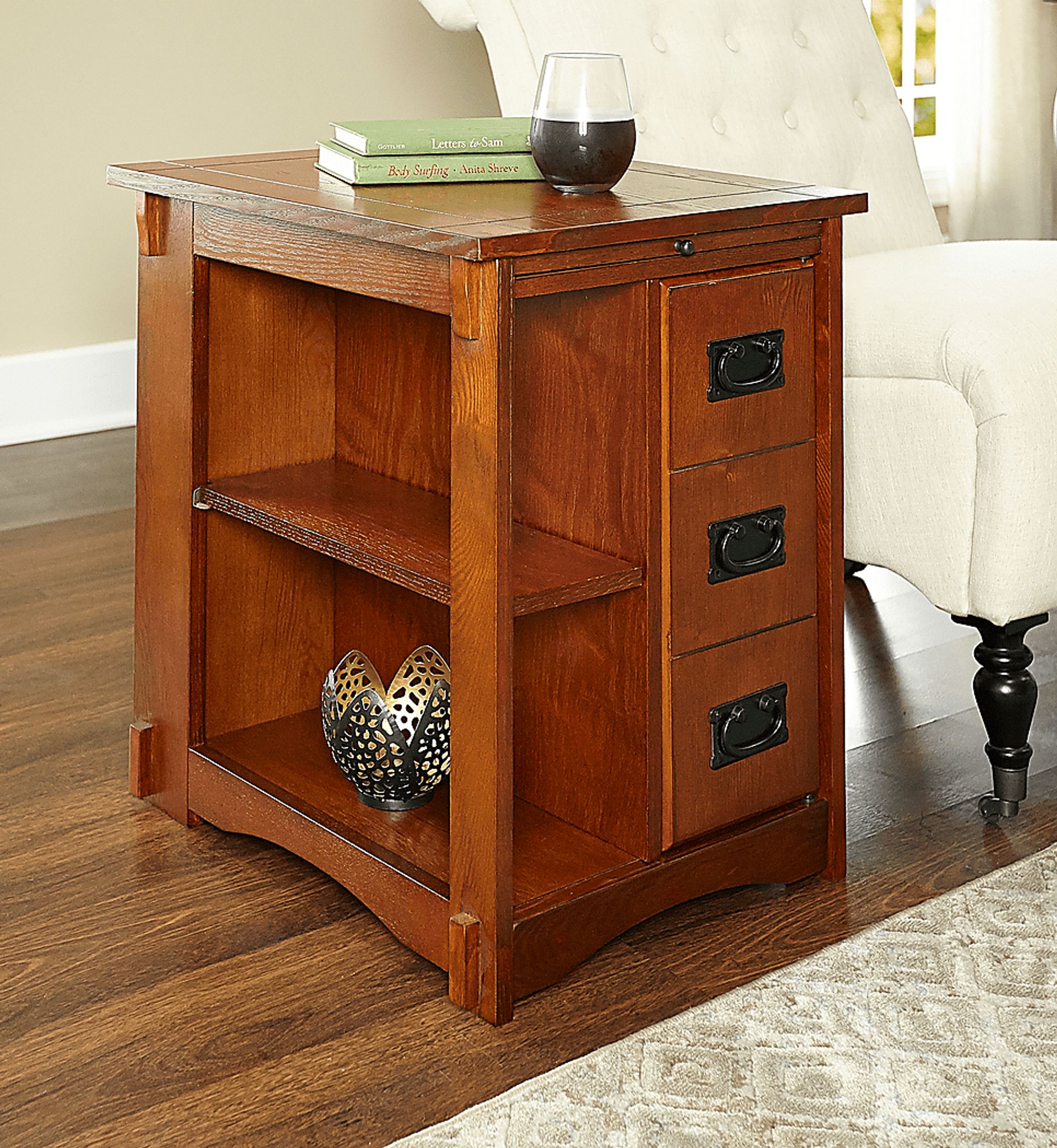 Ketura Oak End Table - Image 4
