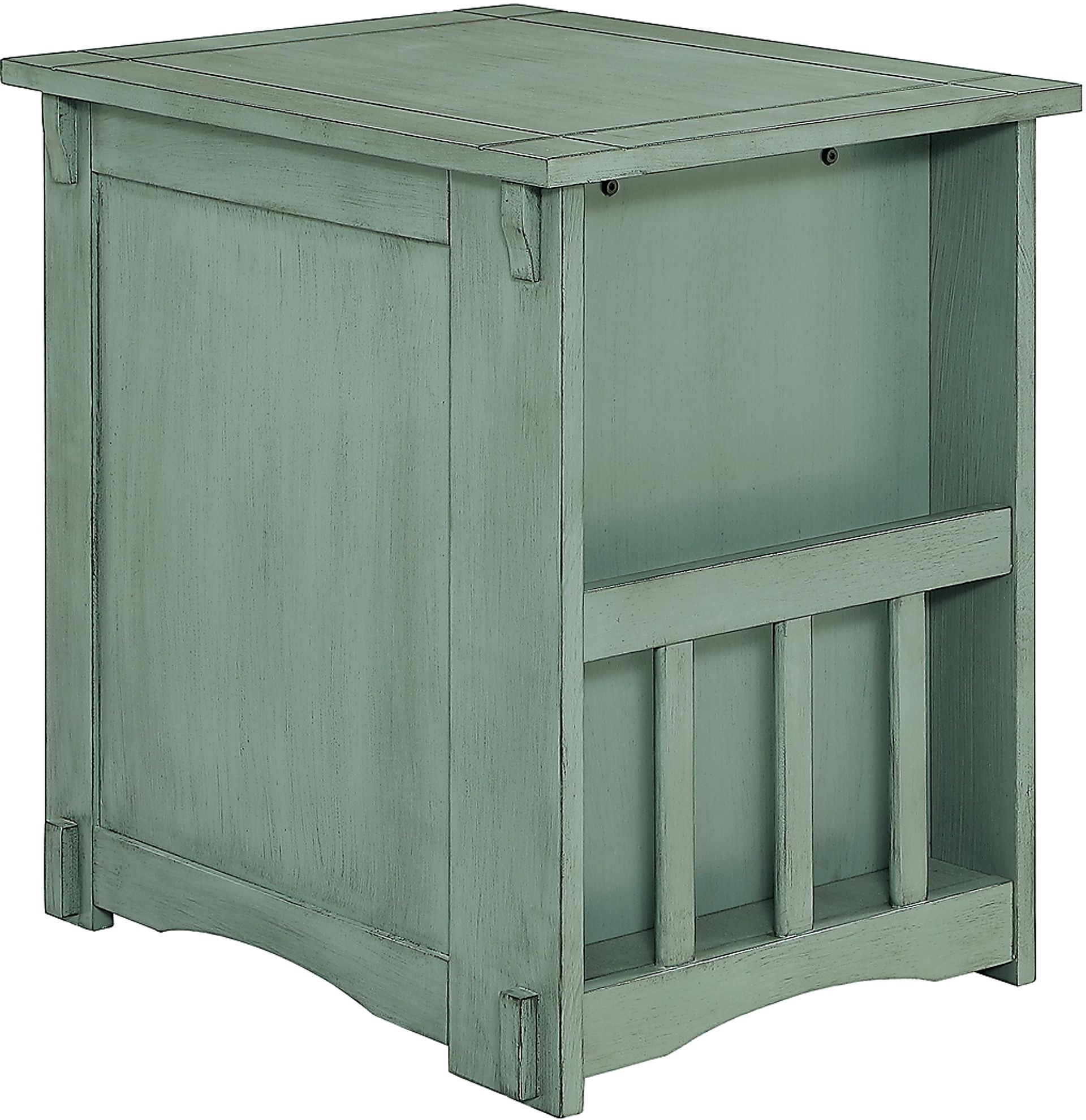Ketura Teal End Table - Image 4