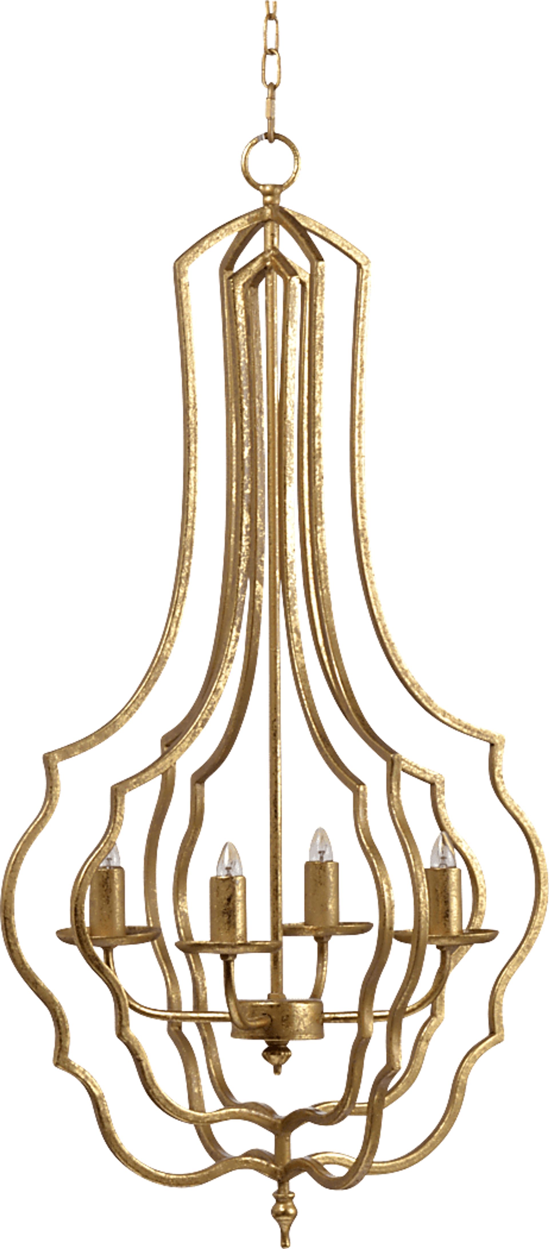 Kewanee View Gold Chandelier - Image 1