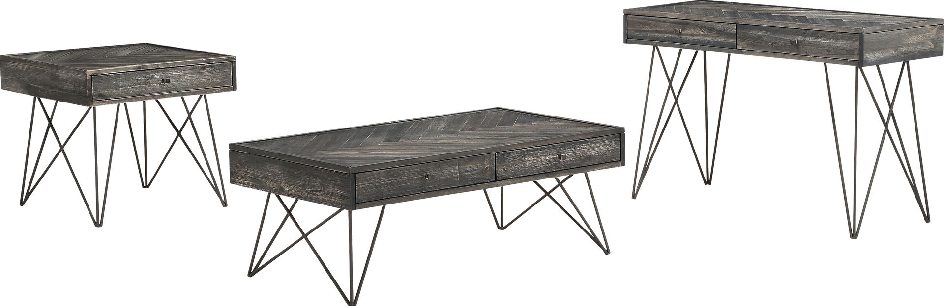 Kewen Gray Console Table - Image 3