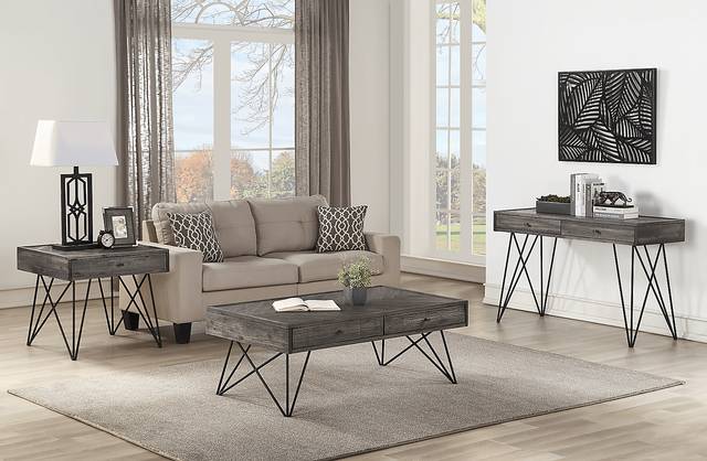 Kewen Gray Console Table - Thumbnail - Image 6
