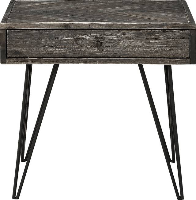Kewen Gray End Table - Thumbnail - Image 2
