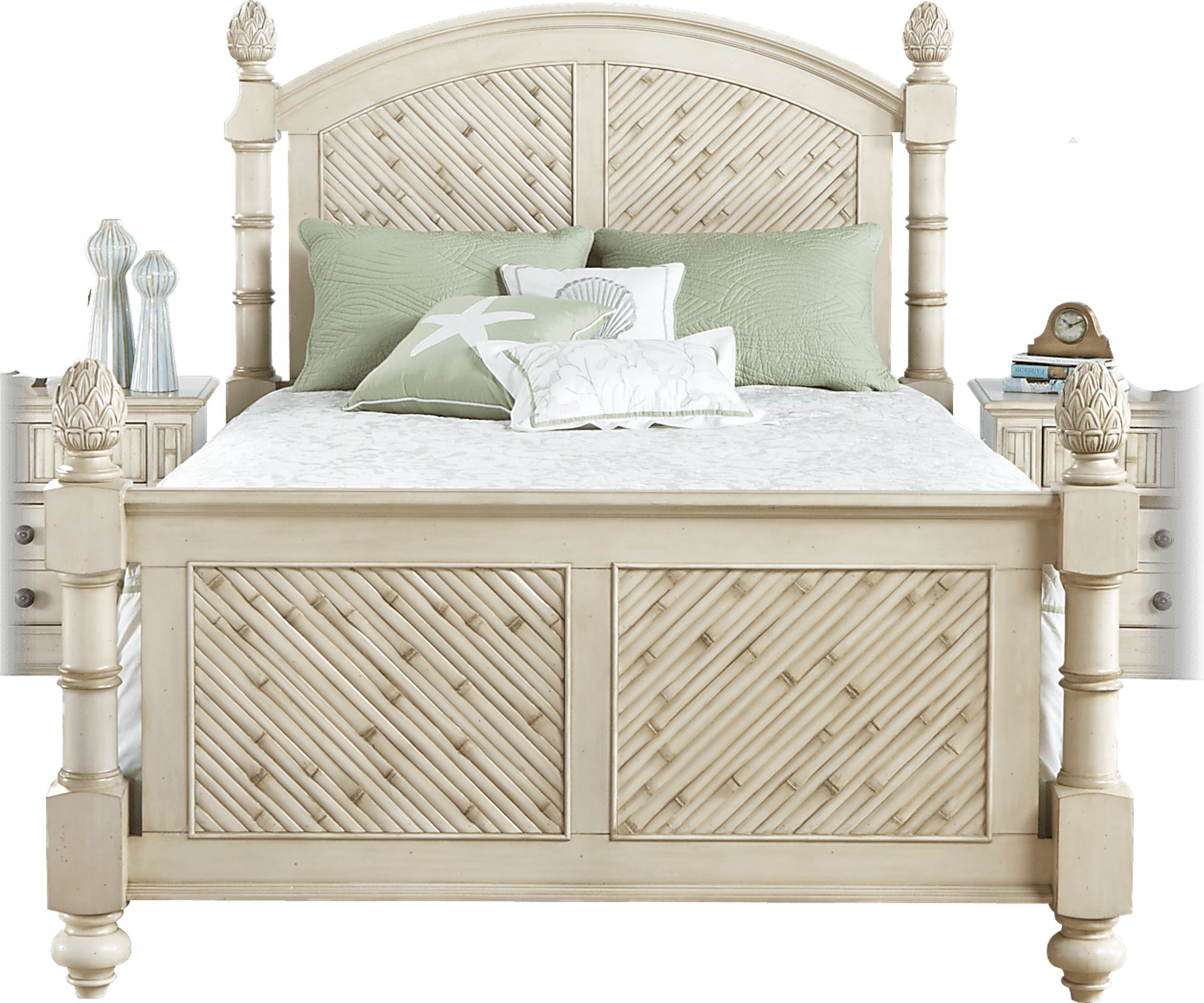 Key Royale Cream 3 Pc King Bed - Image 1
