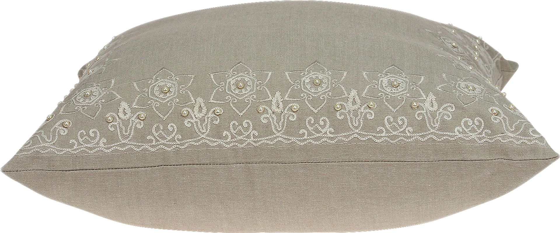 Keyon Beige Accent Pillow - Image 3