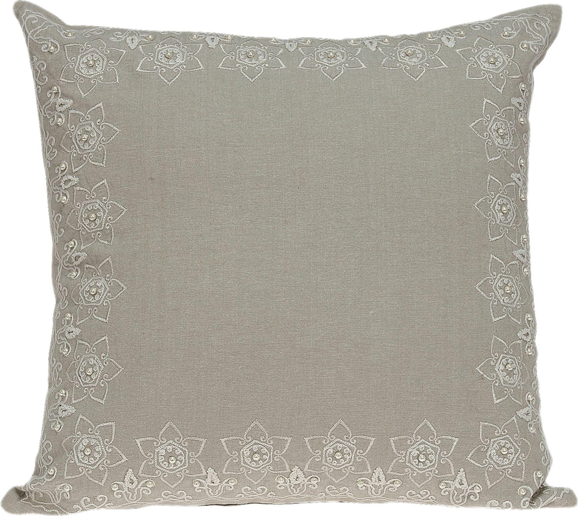 Keyon Beige Accent Pillow - Image 1