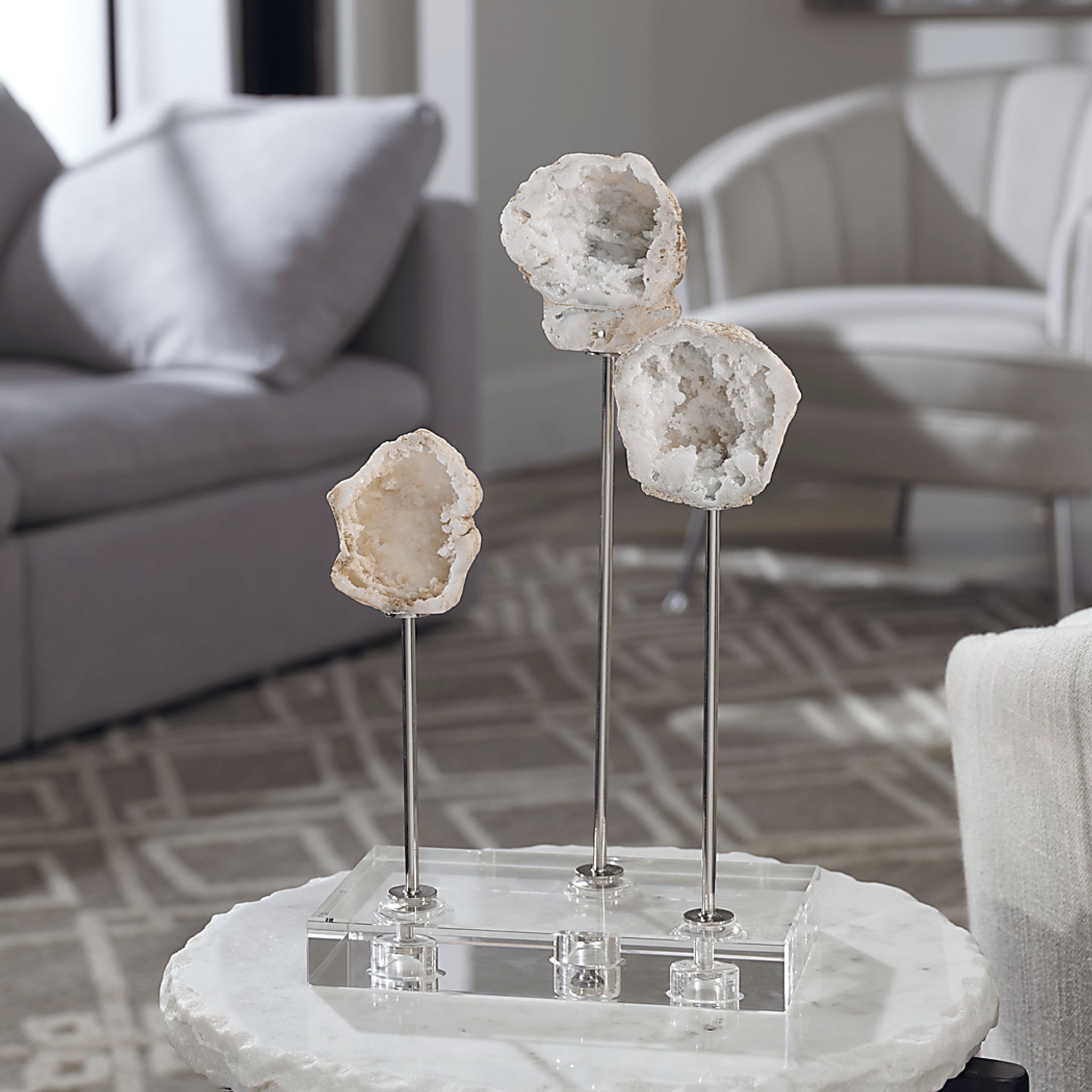 Keyota White Table Top Accent - Image 3