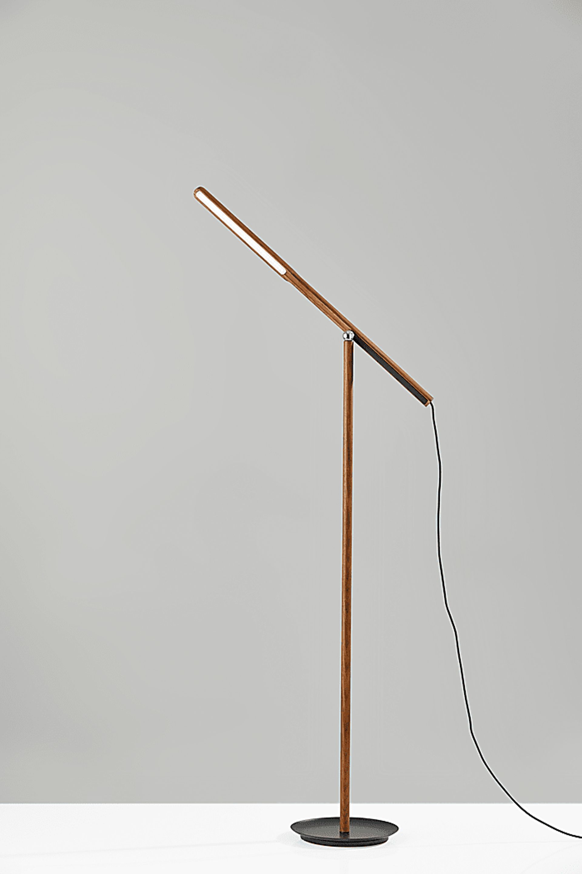 Keystone Court Walnut Floor Lamp - Image 2