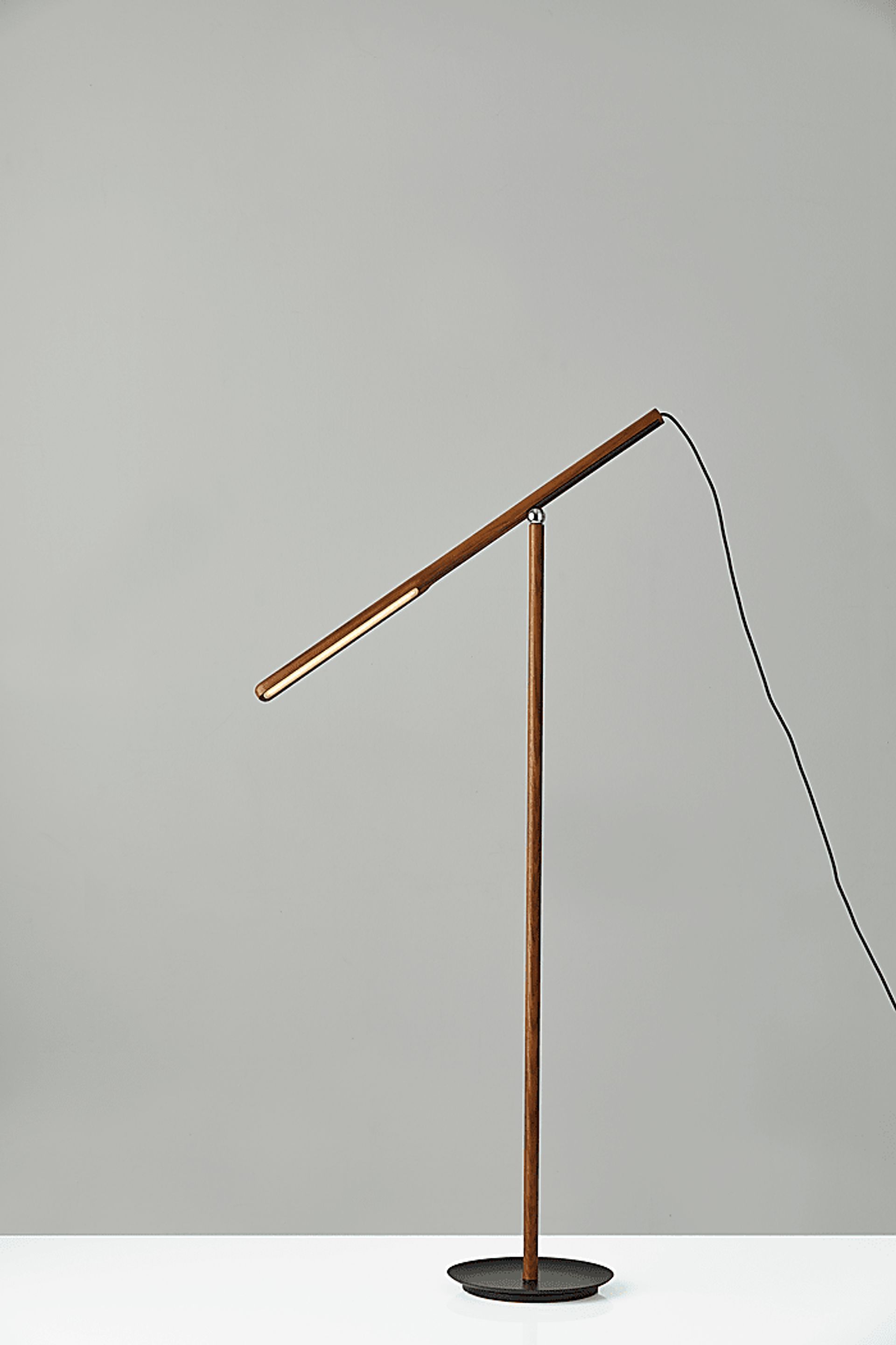 Keystone Court Walnut Floor Lamp - Image 3
