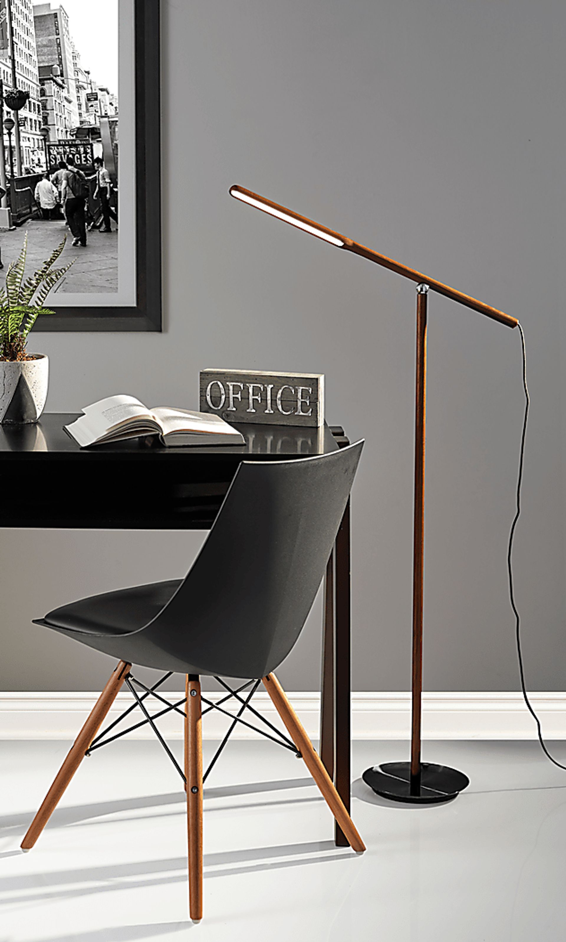 Keystone Court Walnut Floor Lamp - Image 10