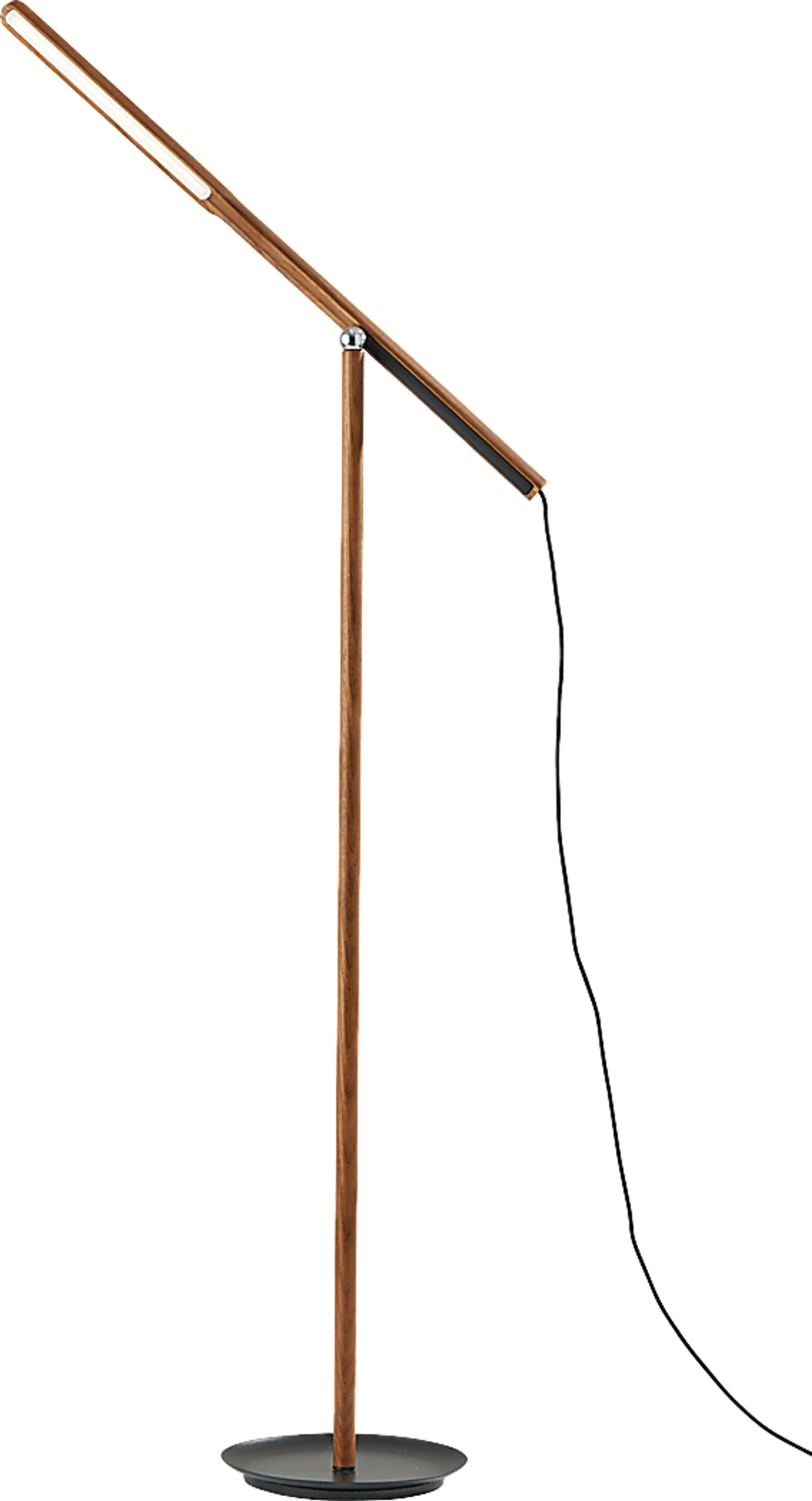 Keystone Court Walnut Floor Lamp - Image 1