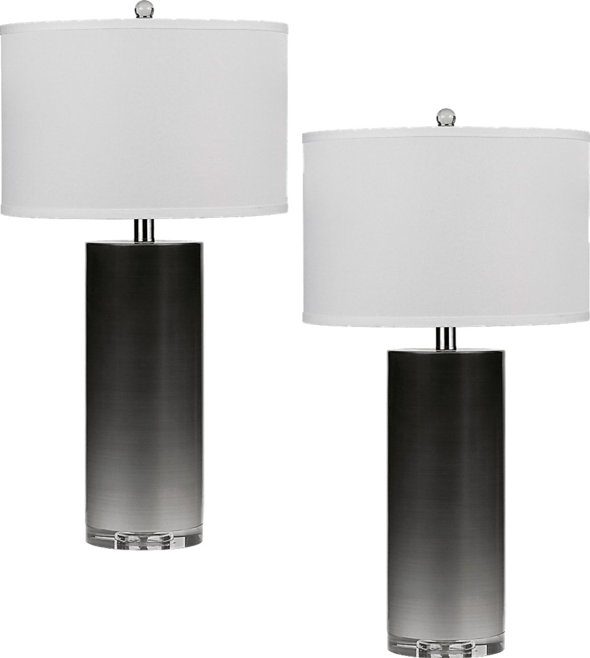 Keyway Gray Set Of 2 Table Lamp - Rooms To Go
