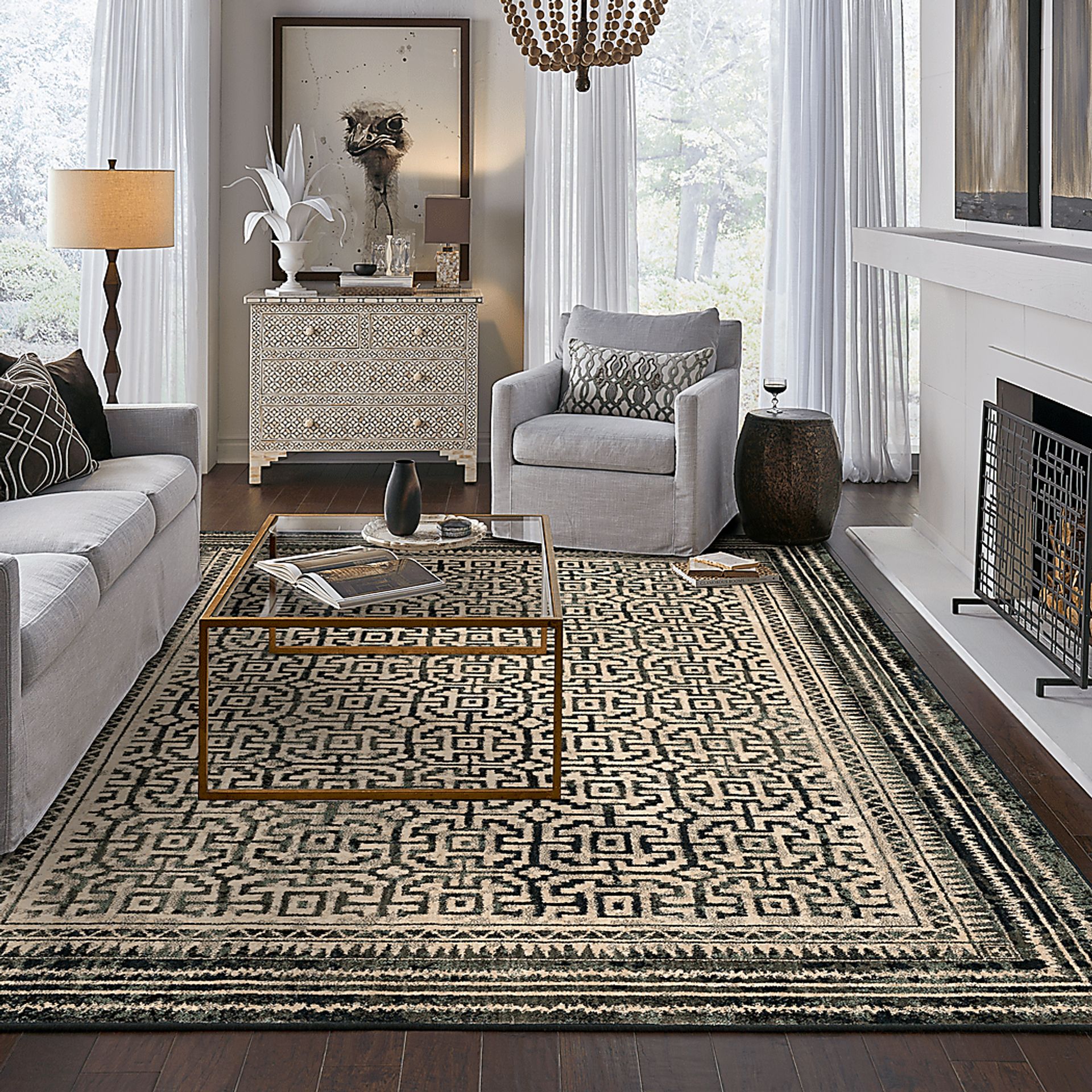 Stacy Garcia Khalida Blue 8' x 11' Rug - Image 2