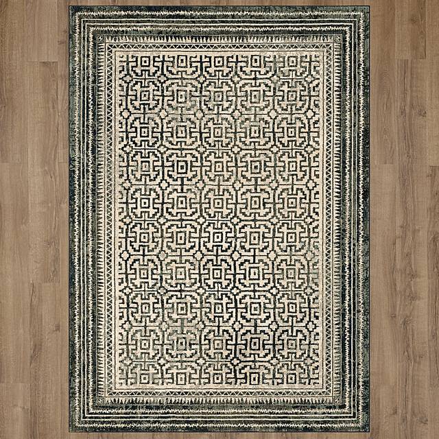 Stacy Garcia Khalida Blue 8' x 11' Rug - Thumbnail - Image 3