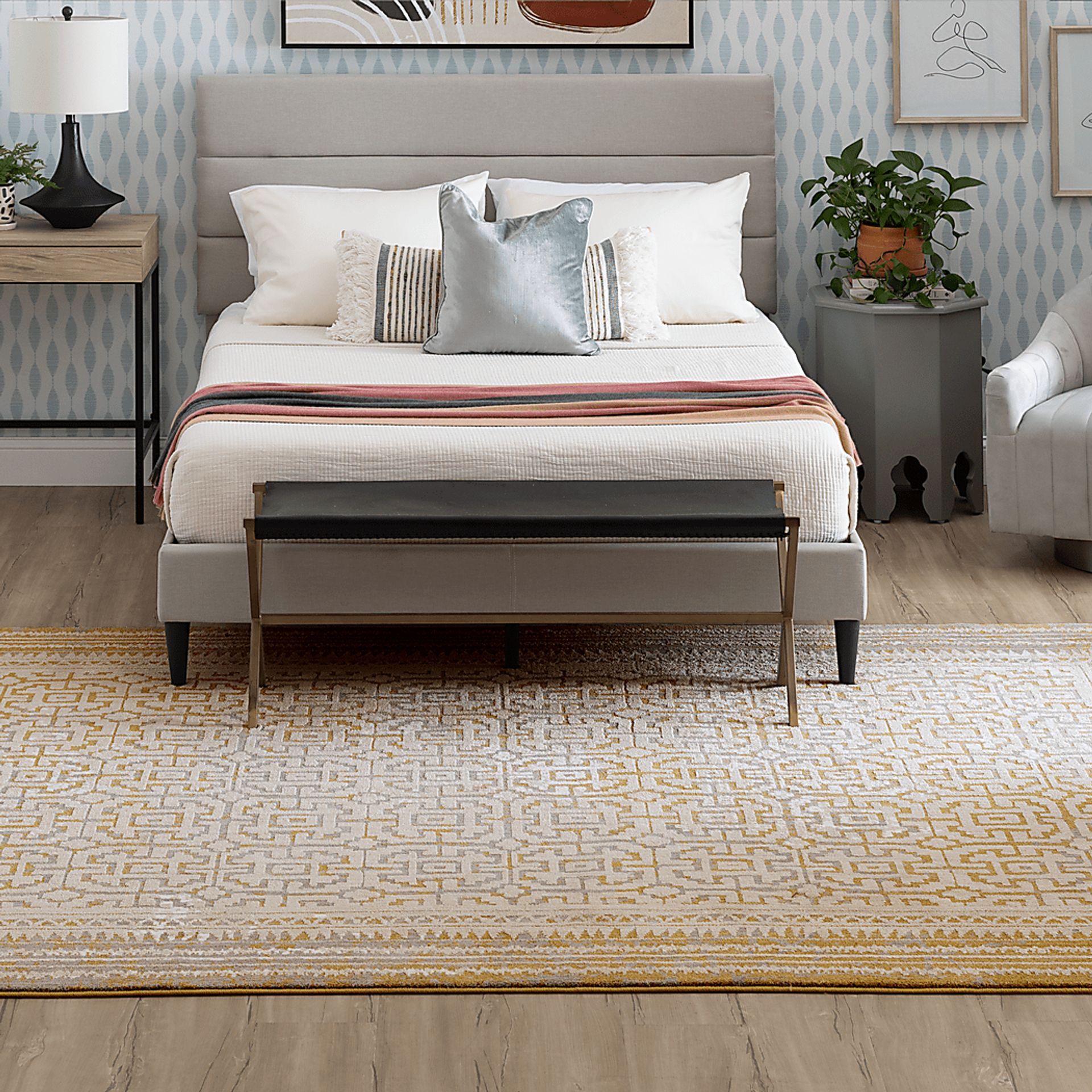 Khalida Gold 8' x 11' Rug - Image 2