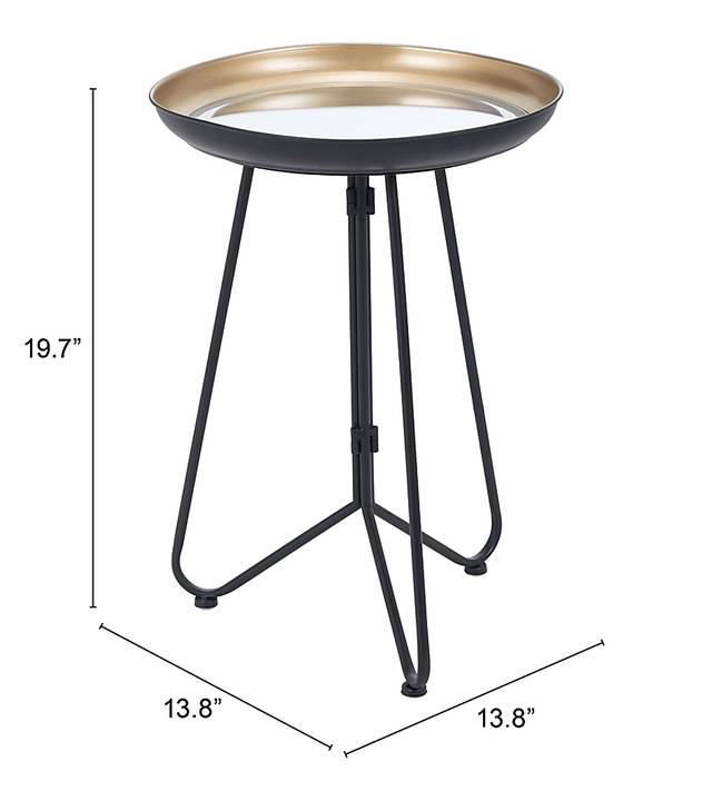 Kheer Gold Accent Table - Thumbnail - Image 5