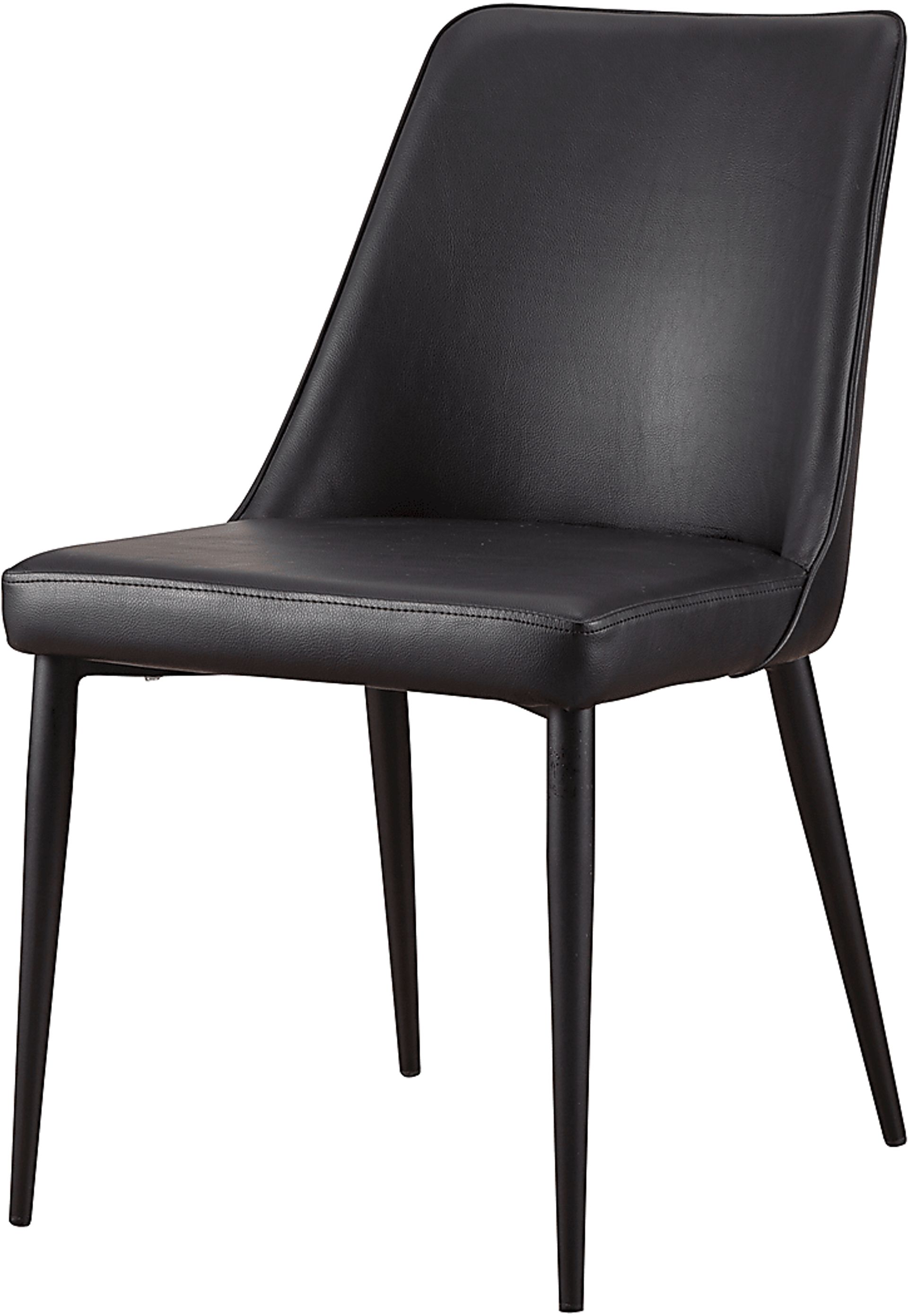 Khett Black Side Chair, Set of 2 - Image 2