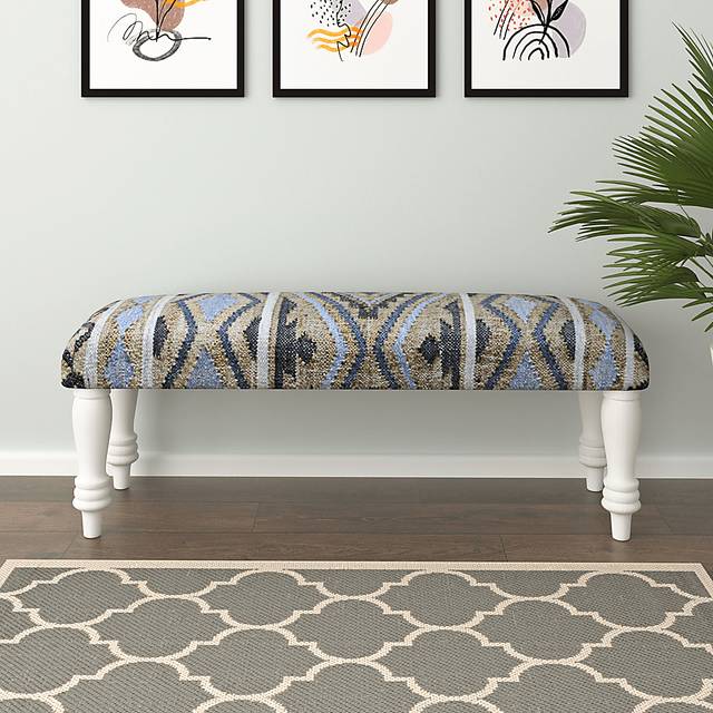 Khodae Blue/Natural Bench - Thumbnail - Image 2