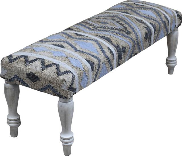Khodae Blue/Natural Bench - Thumbnail - Image 3