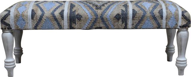 Khodae Blue/Natural Bench - Thumbnail - Image 1