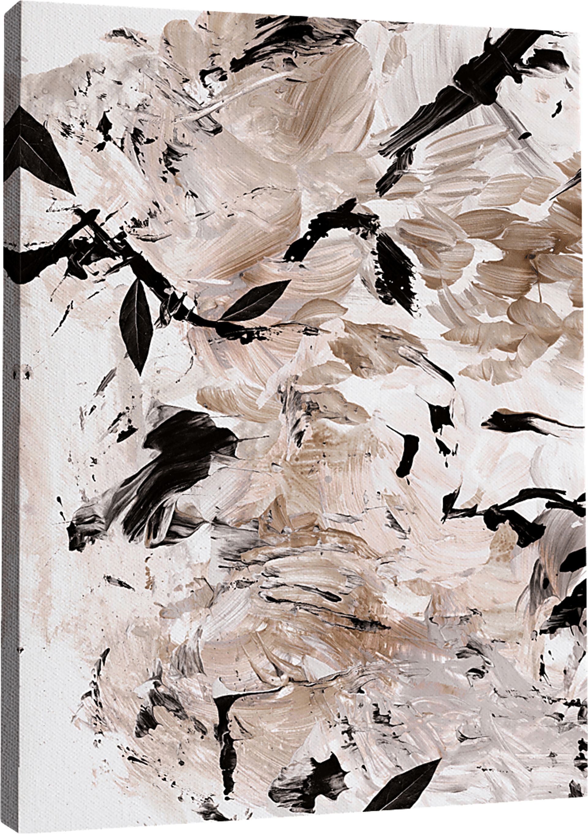 Khora Light Brown Canvas Wall Art - Image 1