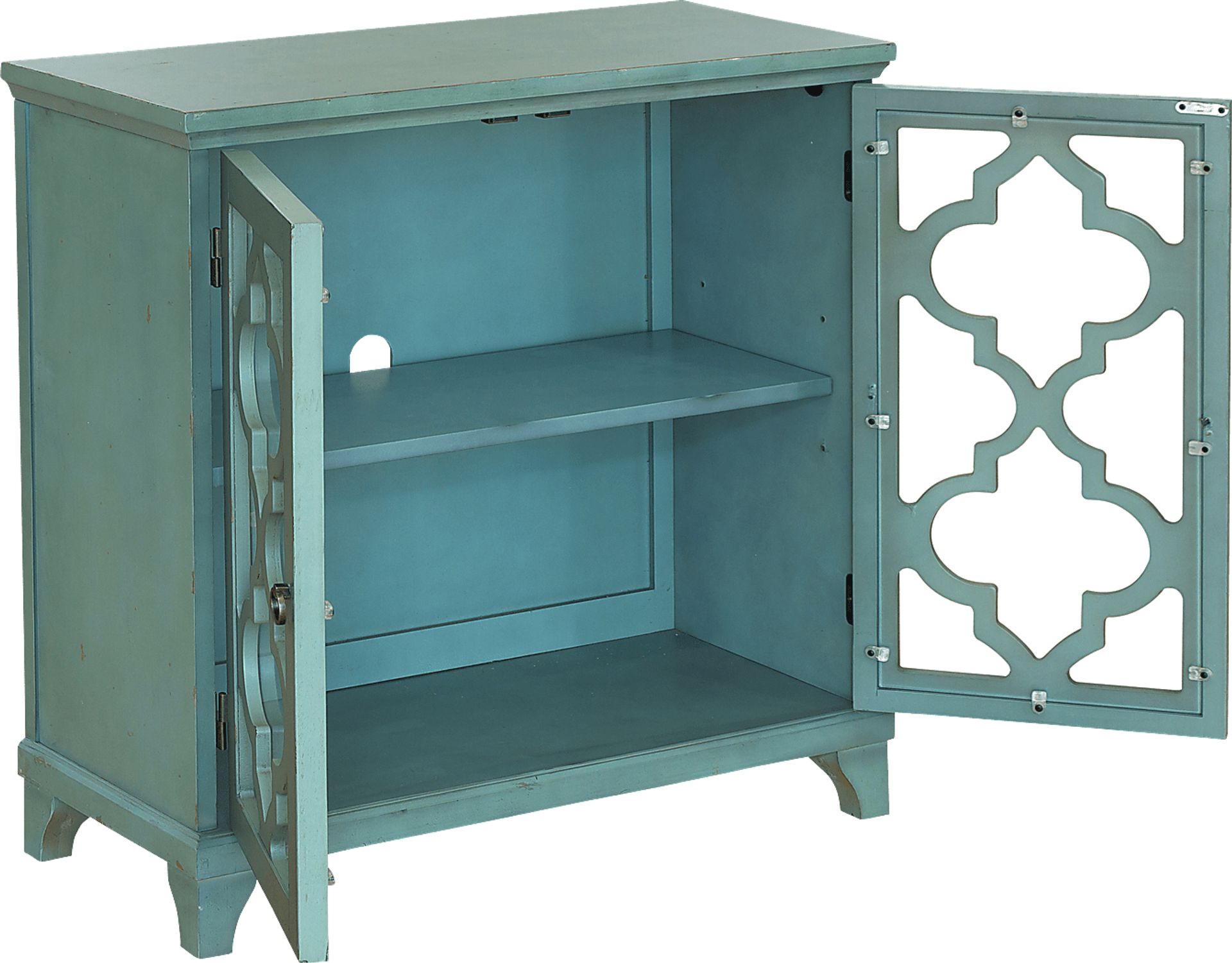 Khybar Blue Accent Cabinet - Image 4