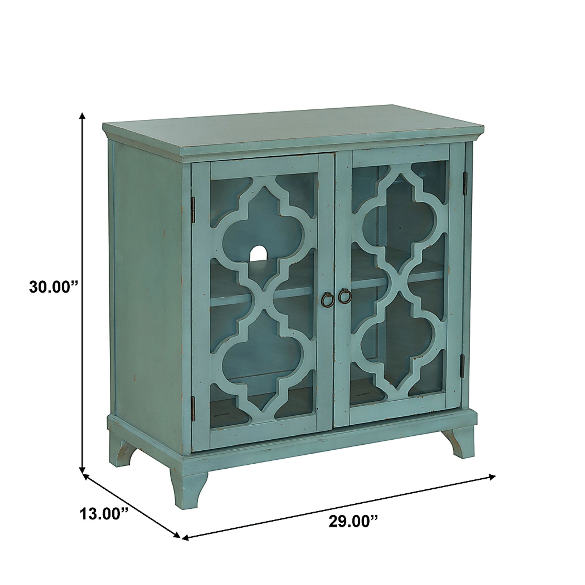 Khybar Blue Accent Cabinet - Image 7