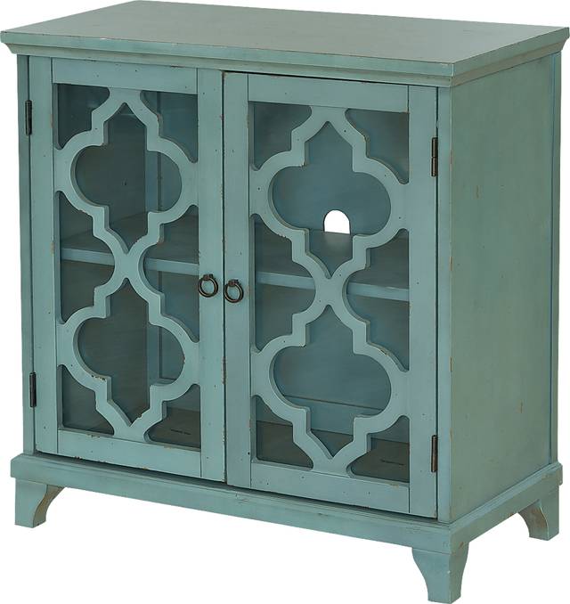 Khybar Blue Accent Cabinet - Thumbnail - Image 1