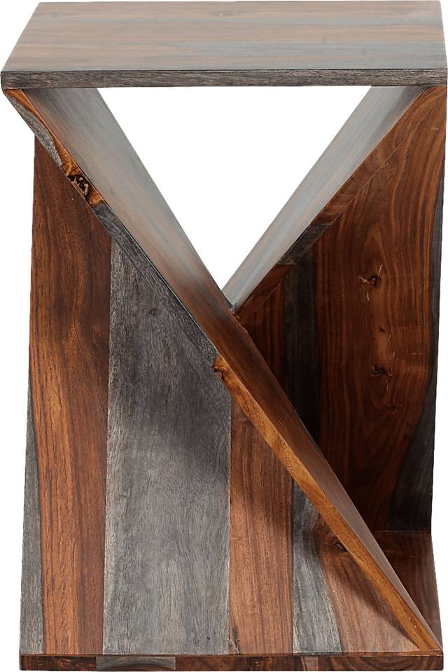 Khyber Brown Accent Table - Thumbnail - Image 3