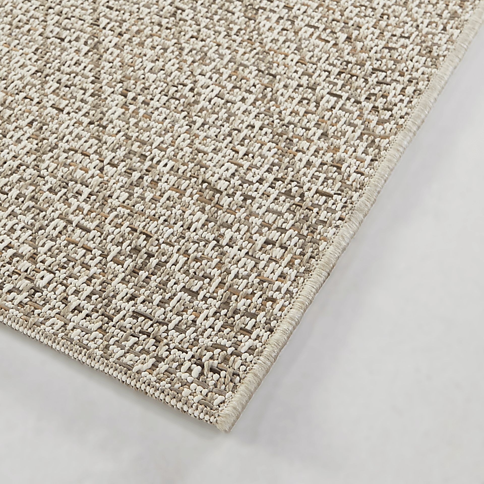 Kiawah Natural 5'3 x 7' Indoor/Outdoor Rug - Image 3
