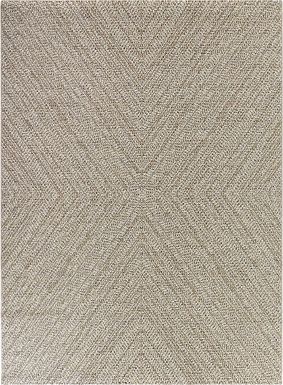 Kiawah Natural 7'10 X 10' Indoor/Outdoor Rug