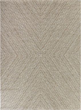 Kiawah Natural 7'10 X 10' Indoor/Outdoor Rug