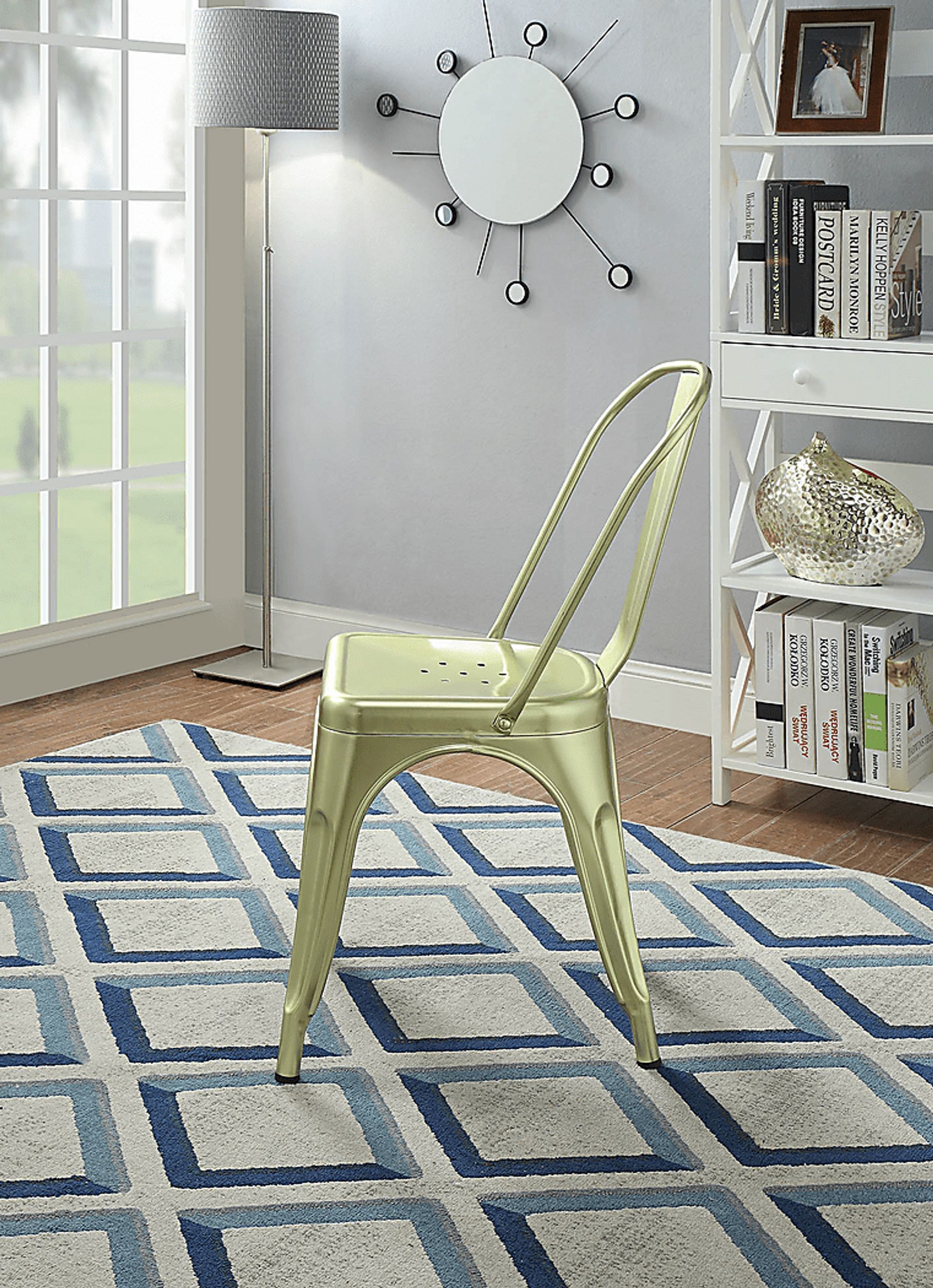 Kibbe Green Side Chair (Set of 2) - Image 5