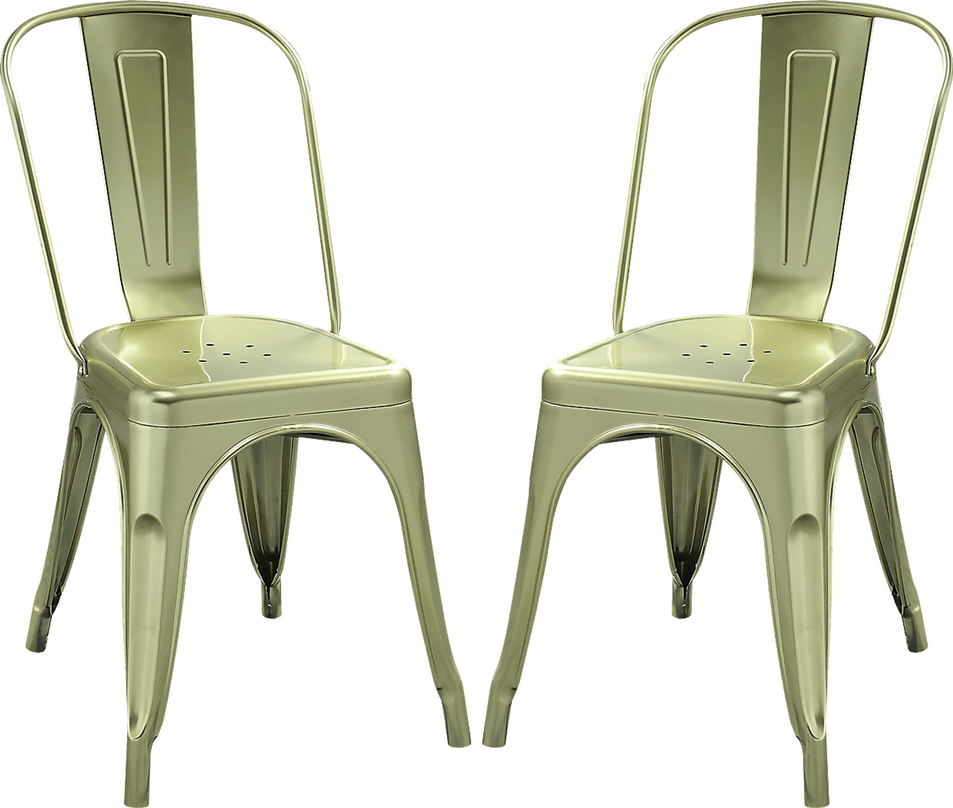 Kibbe Green Side Chair (Set of 2) - Image 1