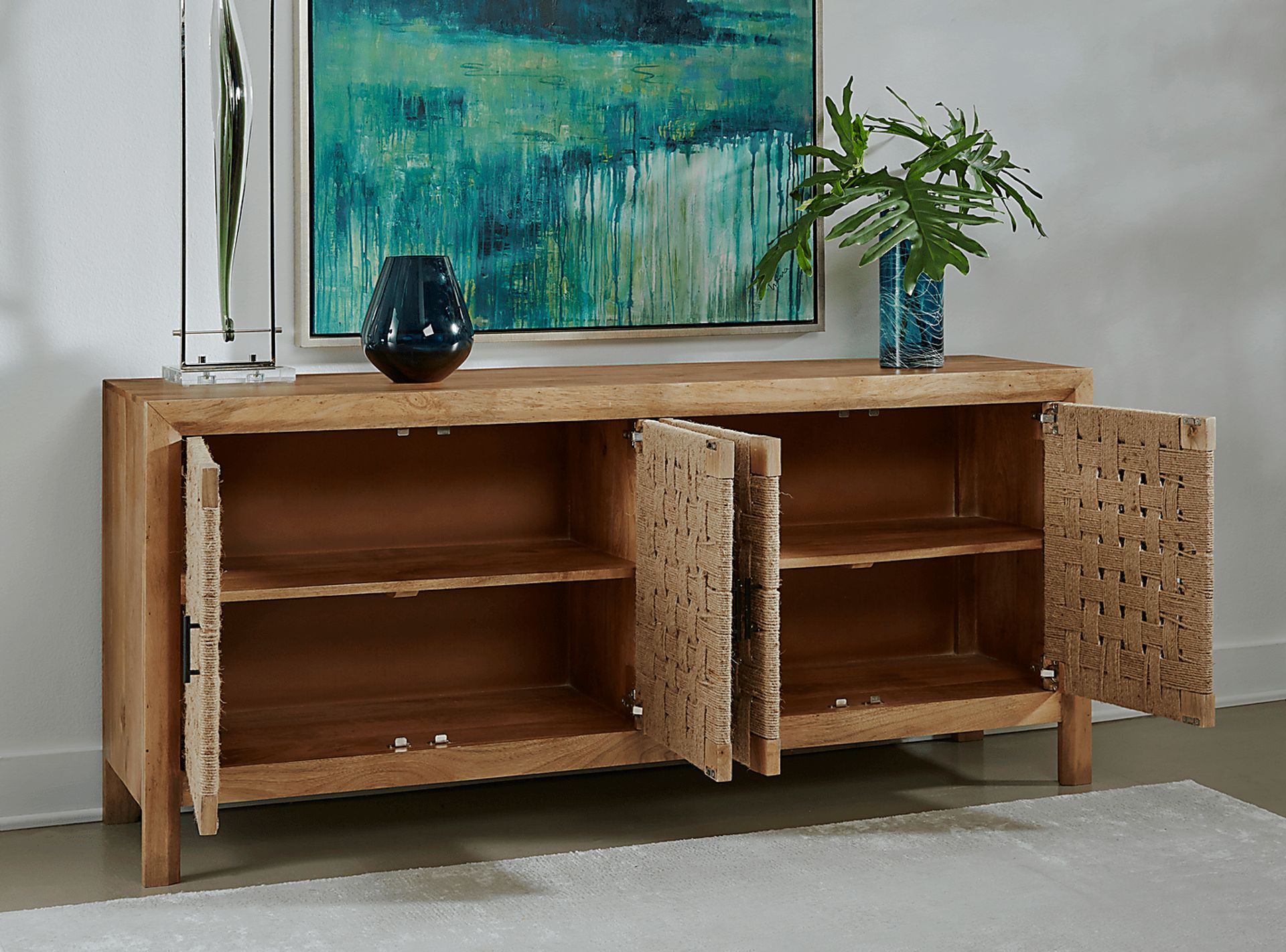 Kidare Brown Accent Cabinet - Image 3