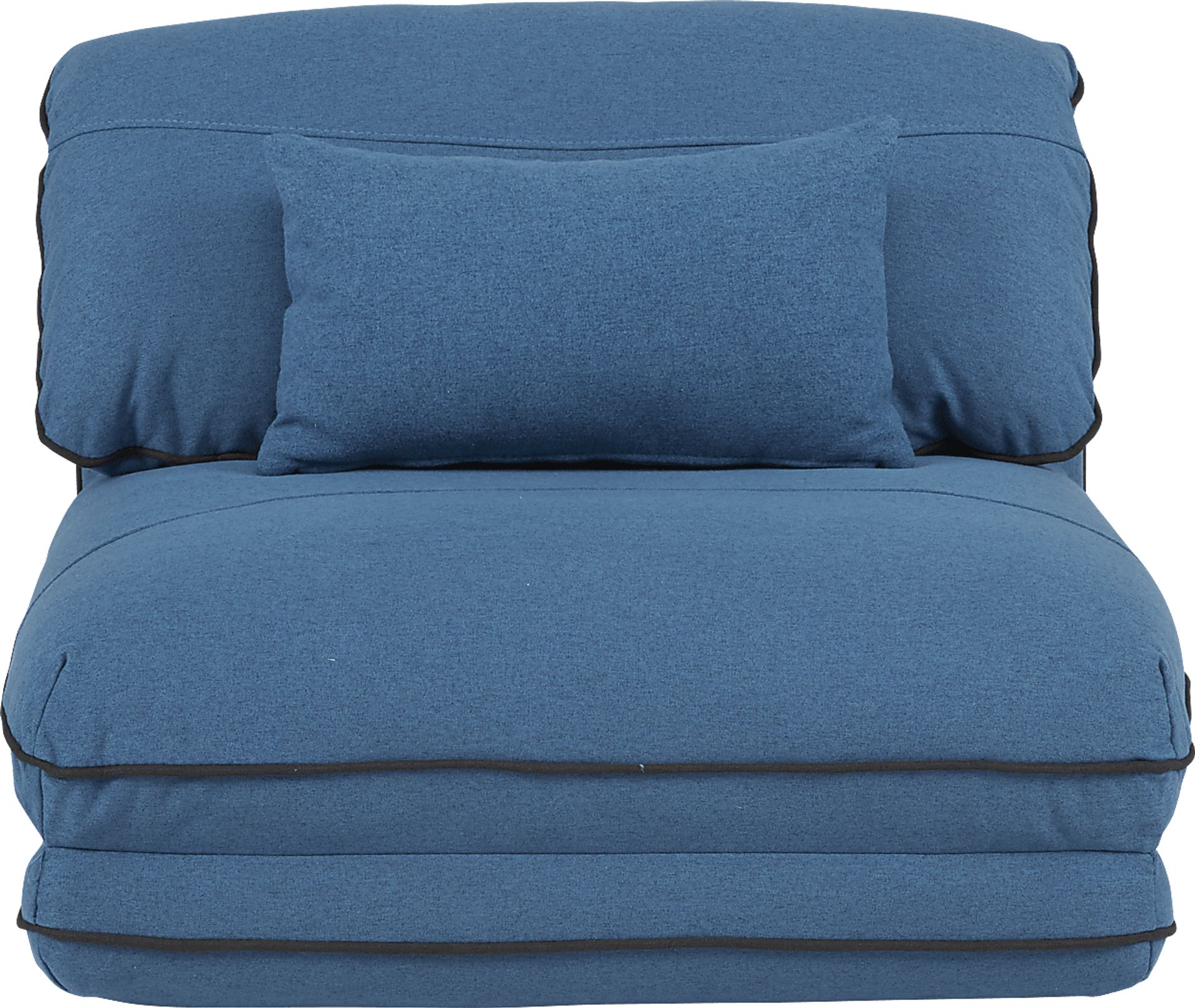 Kids Aalin Blue Sleeper Chair - Image 3