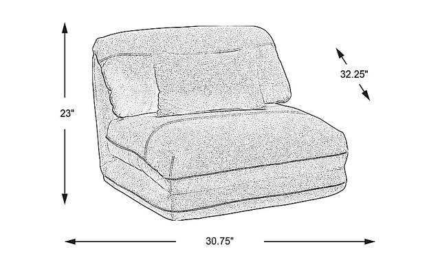 Dimension Image. Please refer to the Dimension Tab on this page for dimension details.