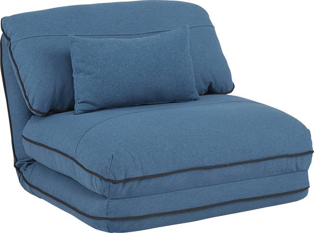 Kids Aalin Blue Sleeper Chair - Thumbnail - Image 1