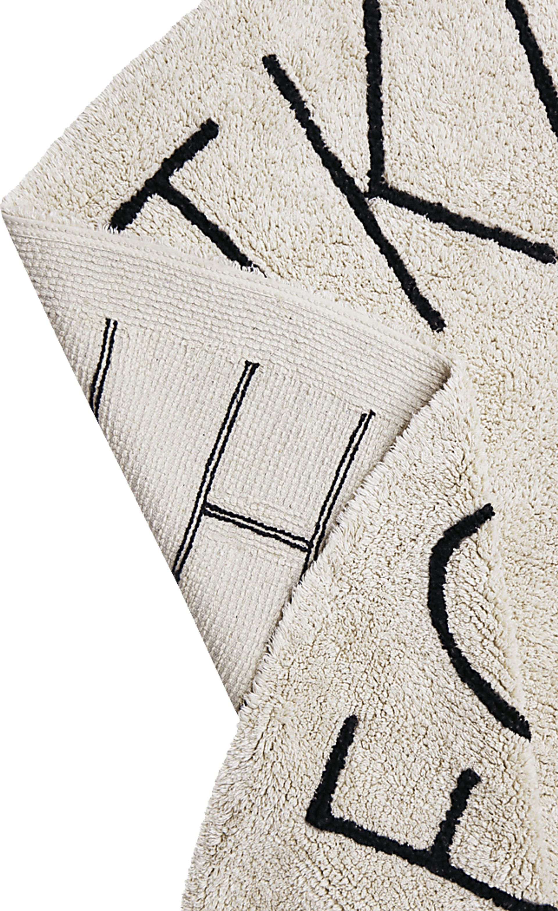 Kids ABCs Natural 6'7 Machine Washable Round Rug - Image 5