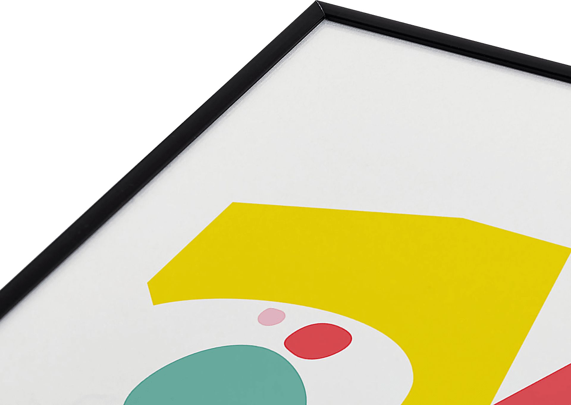 Kids Abstract Pop I White Metal Framed Print - Image 3