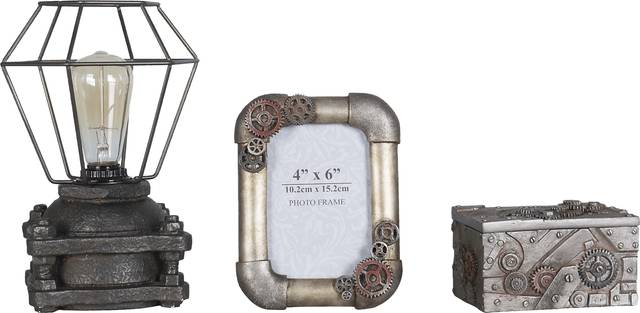 Kids Actin Brown 3 Pc Lamp Set - Thumbnail - Image 1