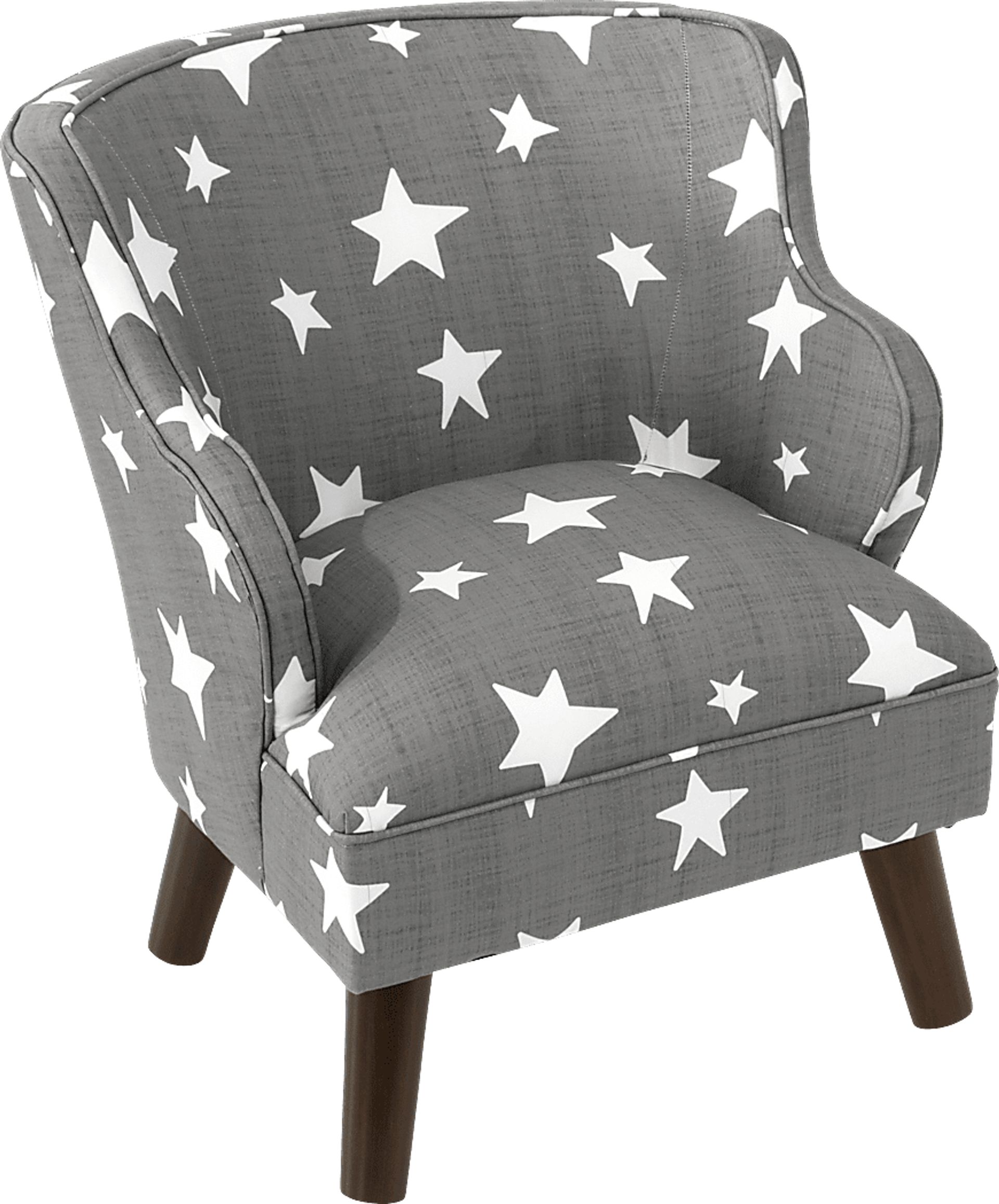 Adley Gray Toddler Accent Chair - Image 1