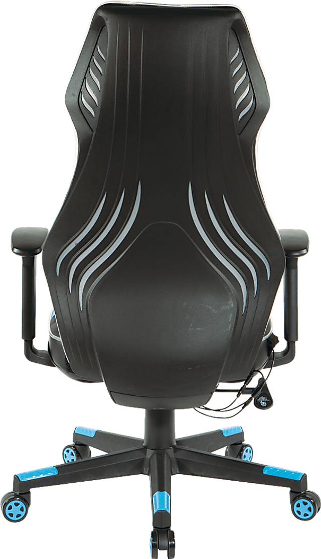 Kids Aeryn Black/Blue LED Gaming Chair - Thumbnail - Image 14