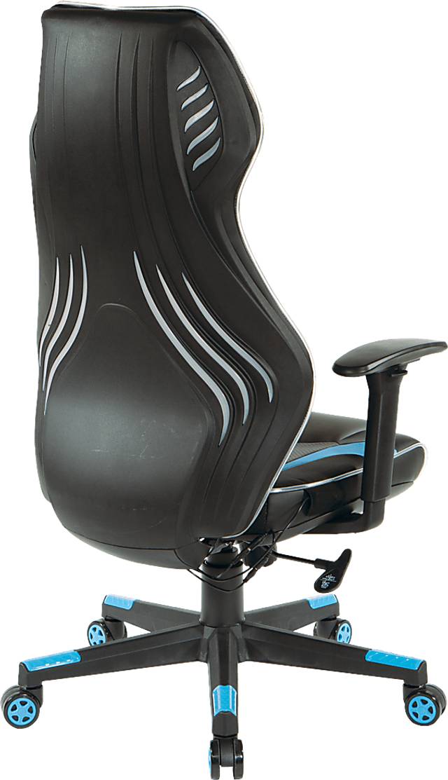 Kids Aeryn Black/Blue LED Gaming Chair - Thumbnail - Image 5