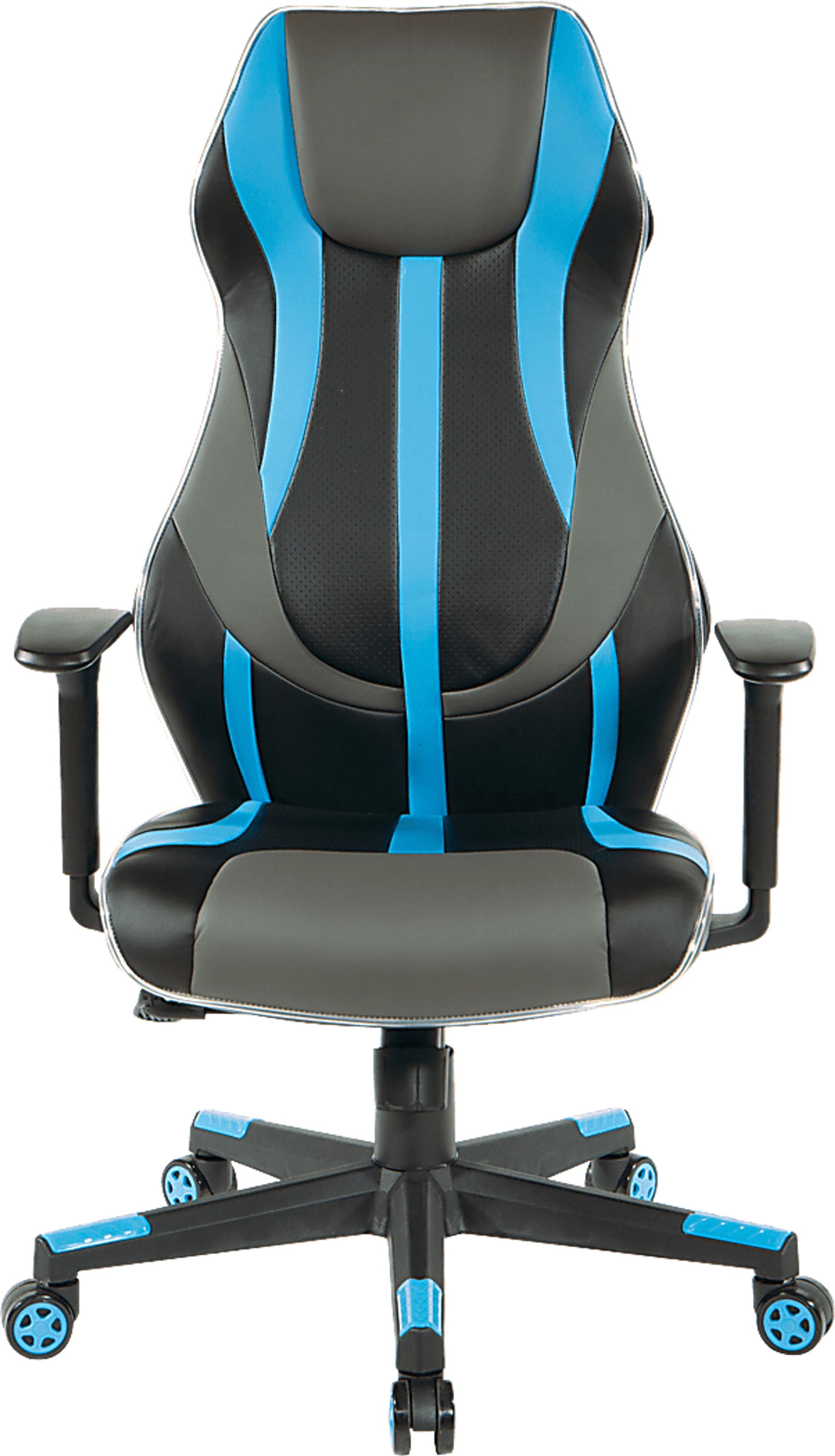 Kids Aeryn Black/Blue LED Gaming Chair - Image 11